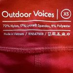 Outdoor Voices  TechSweat 7/8 Flex Leggings Elastic Waistband Athletic Red Small Photo 2
