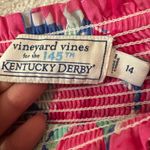 Vineyard Vines  Kentucky Derby Floral Off Shoulder Run for the Roses Dress Sz‎ 14 Photo 5