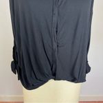 Free People  Keepin’ On Button Blouse in Black Photo 4