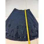 Old Navy  Blue Sequin Mesh Skirt Size 1 Low‎ Waist Party Dance Special Occasion Photo 2