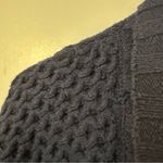 Patagonia  Chunky Knit Cotton Open Front Cardigan Sweater Womens Medium Navy Photo 2