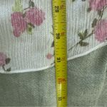 Free People Ivory Coquette Floral Ruffle Straps Tunic Mini Dress M Photo 7