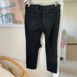 All Saints Muse Destroyed Ripped Slim Jeans in Black Wash Size 28 Photo 5