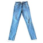 Free People We the  high rise button fly skinny jean 26 Photo 1