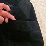 Vintage Now Next Black Suede Leather Pencil Skirt Sz 2 Photo 1