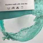 Naja Chloe Balconette aqua blue lace unlined underwire bra size 34DD Green Photo 9
