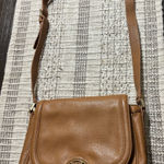 Tory Burch Brown Leather Crossbody Bag Photo 0