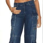 Alice + Olivia  Cay wide-leg cargo jeans- size 25 Photo 0
