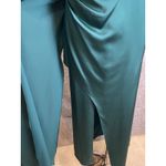Azazie One Shoulder Emerald Green Formal Gown Bridesmaid Dress Size C Photo 8