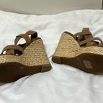 Jessica Simpson Brown 5” Platform Wedges Size 7.5 Photo 3