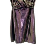 Frederick's of Hollywood Vintage Frederick’s of Hollywood Metallic Mini Dress Size Large Purple Oilslick Photo 3