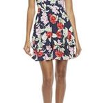 ✨Floral Sweetheart Neckline Flared Dress✨ White Photo 0