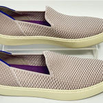 Rothys Slip On Sneakers Womens Shoes Size 7 Purple Lavender Honeycomb Knit Photo 0