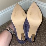 Nine West  Tatiana Pumps Purple Glitter Heels‎ Size 8 Photo 5