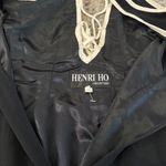 Henri Ho Vintage Luxury Contrast Cut out Lace Black dress made in Korea Photo 10