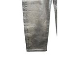 Lucky Brand Lucky‎ Brand Women's Jeans 90s Loose High Rise Metallic Crop Shiny Silver 4/27 Photo 3