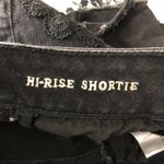 American Eagle Womens Hi-Rise Shortie Crochet Detail Super Stretch Black 6 Photo 4