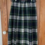 O’Neil of Dublin Dress Gordon Dress Tartan Kilt 100% Wool Back Pleated Skirt 💚🎀 Blue Size 12 Photo 6