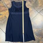 R & M Richards Navy 2-piece Dress Lace Jacket 18W Photo 14