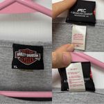 2007 Harley Davidson Tomahawk Fall Ride MDA Gray Long Sleeve Top Orange Size XL Photo 2