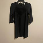 Scotch & Soda Maison  Black Lace Insert H line Shift Dress- Size 1 (Small) Photo 5