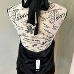 Nasty Gal  Tie-back Silky Halter Top NWT Size 2 Photo 2