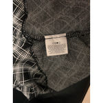 Apostrophe ‎ Women's Black White Checker Cap Sleeve Dress Size L Photo 4