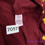 Unique Vintage  X GB Gywnnie Bee Maroon Yellow Midi 0X Heart‎ Balloon Dress Photo 15