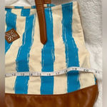 Vera Wang Blue striped tote Photo 1
