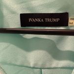 Ivanka Trump Banana Republic Black and White Sleeveless Button Down Blouse Photo 3