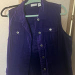 Chico's FINAL MARKDOWN Chico’s Stylish Purple Sleeveless vest 3 xl Photo 0