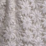 Kate Spade  New York Wedding Belles White 3D Floral Lace V Neck Cocktail Dress 0 Photo 3