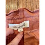 Madewell  orange linen blend paperbag pants size 4 Photo 8