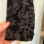 Saylor  Anthropologie Black Burnout Velvet Floral Romper Women’s Size S Small Photo 9