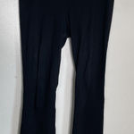 Vince  Black Crop Bootcut Stretch Pull On Pant Large Photo 0