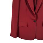 FrontRow Brick Orange Blazer Career Office Business Japan Fabric Womens Size 0 Photo 1