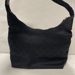 Gucci Black GG Canvas Hobo Bag w/ Leather Trim - Preowned Photo 1
