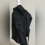 3x1 Stylish dark grey  Distressed Women Jeans Photo 4