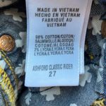 Lucky Brand  Ashford classic rider cropped jean low rise dark wash Y2K sz 4 Photo 3