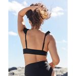 Aerie ✨ Ruffle Longline Triangle Bikini Sz Medium Top✨ Photo 2