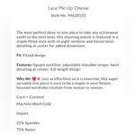 FP Movement Lace Me Up Onesie in Black Size XS Photo 5