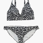 Bikini‎ Swim Suit NEW Plus Size 2X 20w 22w 20 22 Black White Swimsuit NWT Photo 0