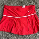 Nike Women’s Pleated Red Skort Size L Photo 0