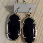 Kendra Scott  Black and Gold Danielle Drop Earrings Photo 0