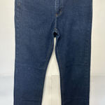 DKNY Jeans Women's Size 12 Mid Rise Straight Leg Dark Wash Stretch Denim Jeans Blue Photo 0