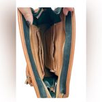 Dooney & Bourke Vintage Buckle Black/Tan Pebbled All Weather Leather purse Photo 3