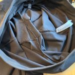 Eileen Fisher Washable Stretch Crepe Mid-Rise Gray Knit Pull On Ankle Pant, M Photo 6