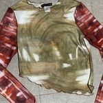 Brooklyn Karma  Patterned Mesh Top Photo 1