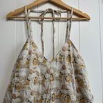 Free People  romper floral embroidery one-piece playsuit jumpsuit onesie Small Photo 2