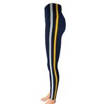 All Access x Bandier Women's Blue Striped Yoga Athletic Leggings Pants Size S Photo 2